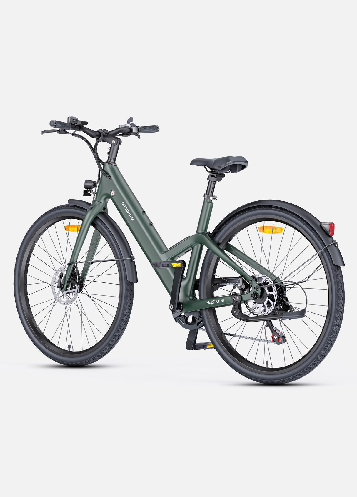 engwe mapfour n1 air st e-bike with a light carbon bike frame