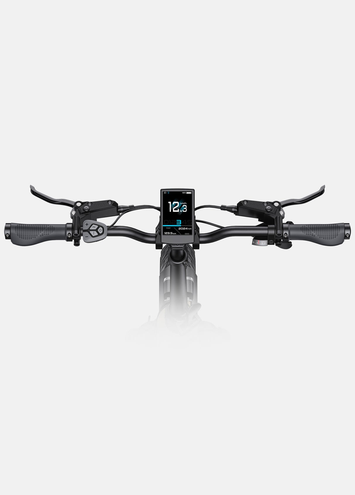 handlebar of engwe l20 3.0 pro electronic city bike
