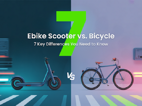 7 Key Differences: Ebike Scooter vs. Bicycle