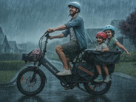 Electric Bike in Rain