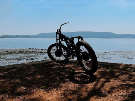 Cruise Across Sandy Ocean Beaches Riding A Sturdy Fat Tire Ebike