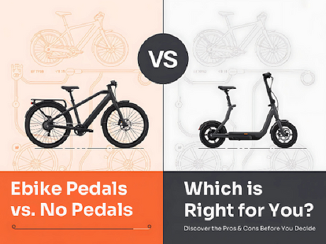 Ebike Pedals vs. No Pedals: Which is Right for You?