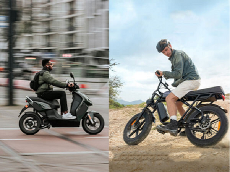Electric Moped vs. Moped Style Ebike: What's the Difference?