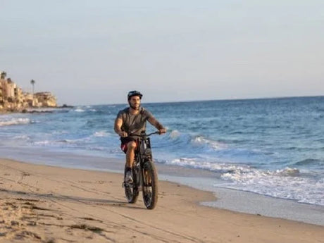 Riding A Fat Tire E Bike Across Loose Beach Sand Feels Incredibly Easy