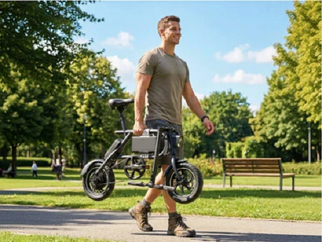 Save Garage Space Completely After Purchasing A Foldable Mini E Bicycle