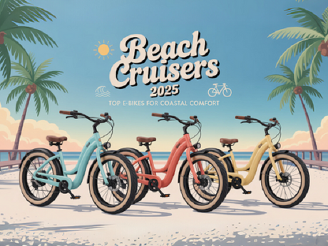 Top 5 E Bike Beach Cruiser Models for Relaxed Rides
