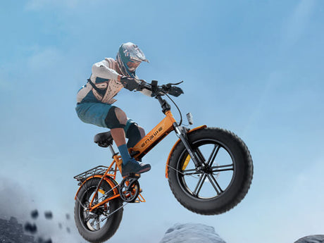  a man on Men's E-Bike ENGWE EP-2 Pro 