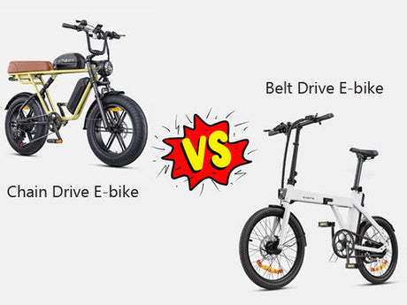 engwe m1 chain drive e-bike vs engwe p20 belt drive e-bike