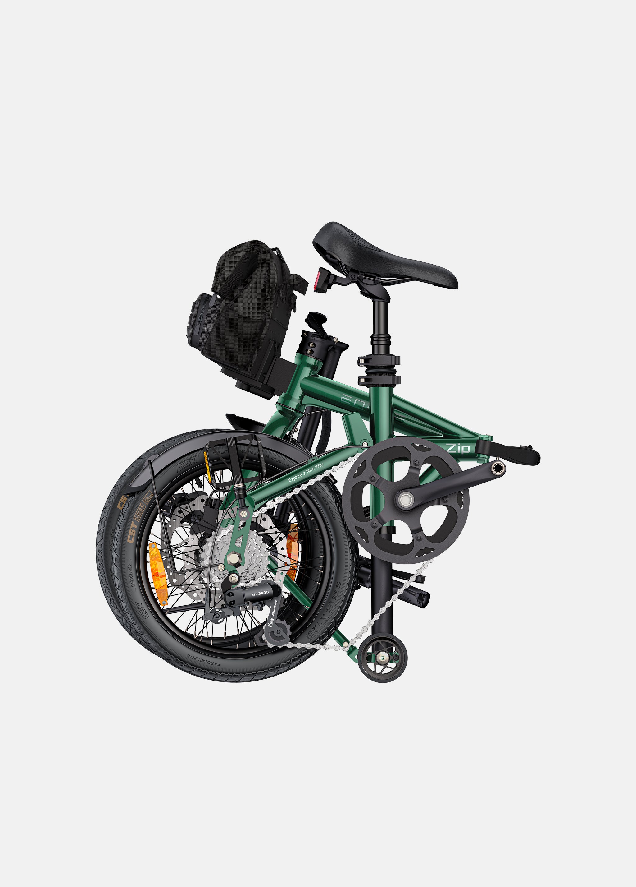 ENGWE Zip Portable Ebike: 3-Sec Fold, 16.9kg For City Commuting