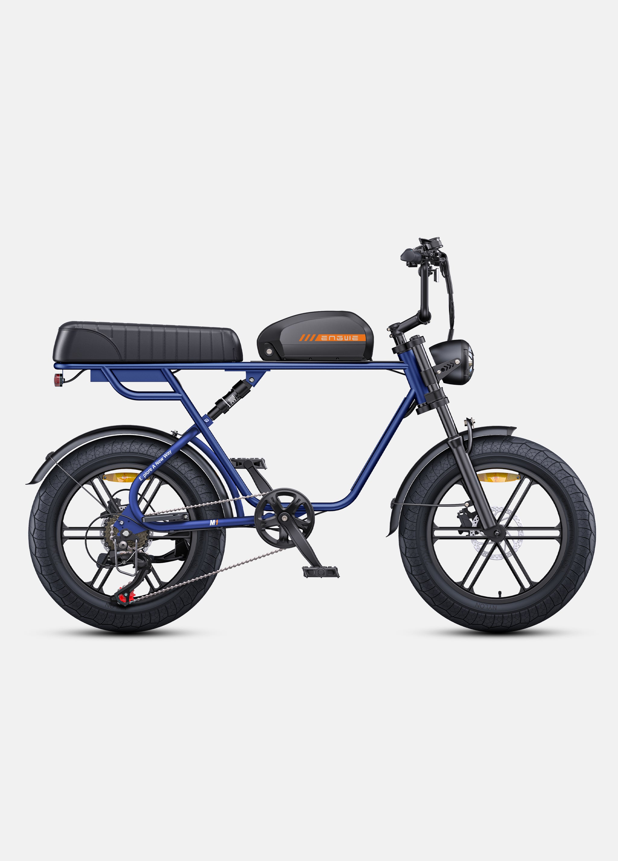 ENGWE M1 Moped Style Electric Bike: 170KM Electric Fat Tire Bike