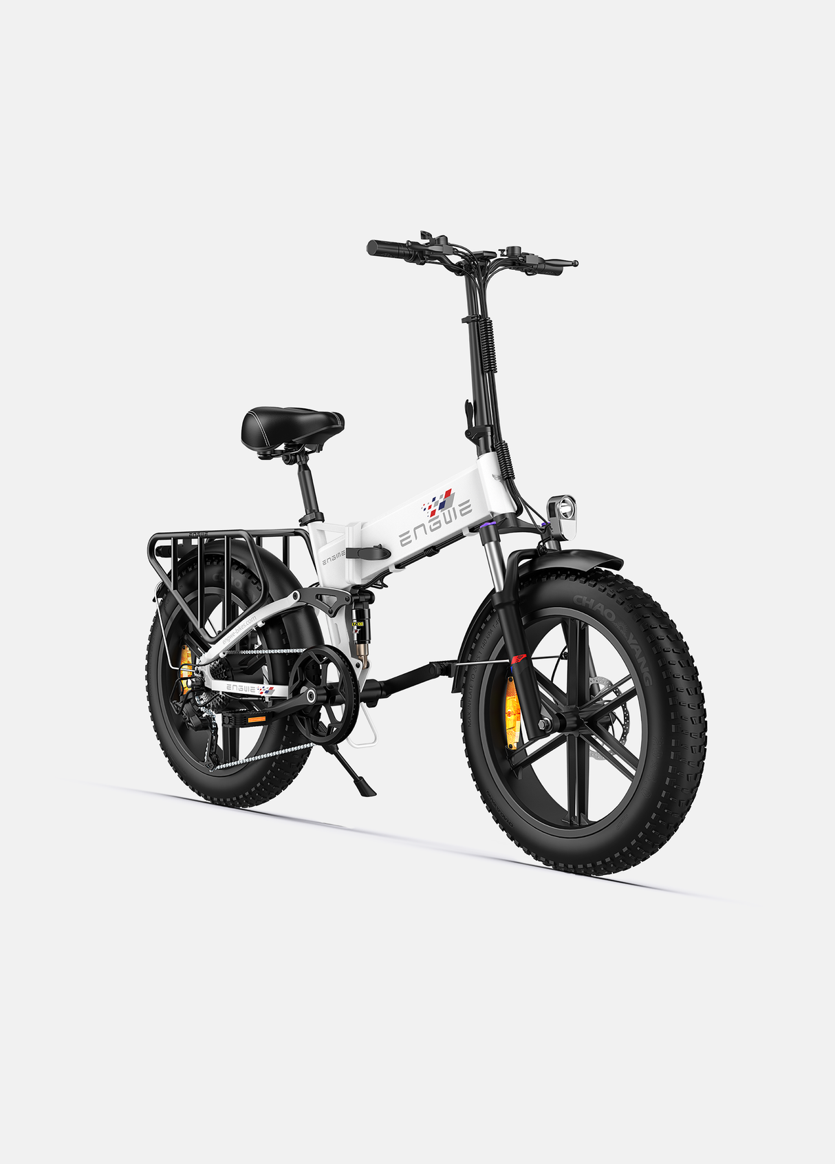 White electric fat bike engwe engine x 