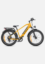 a yellow engwe e26 fat e bike