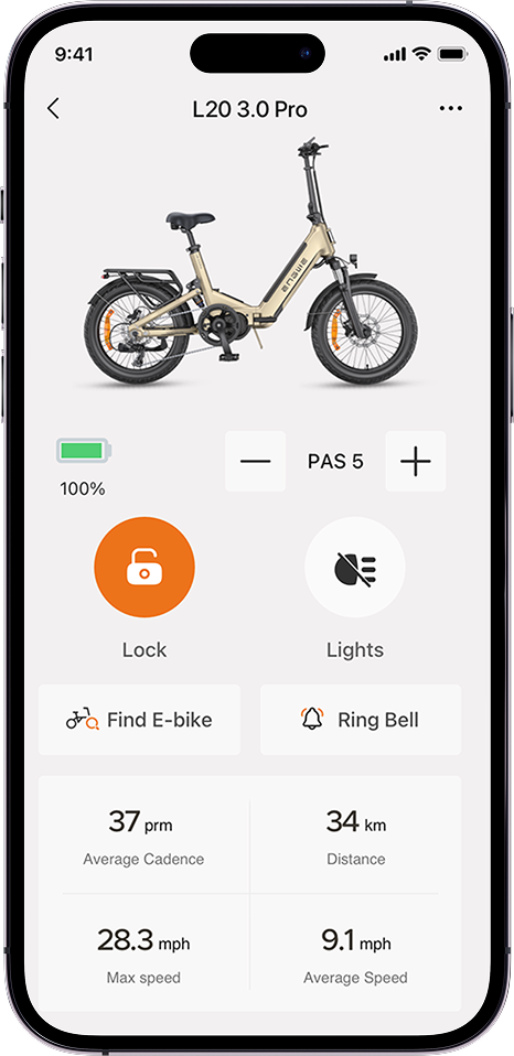 ENGWE app on a smartphone