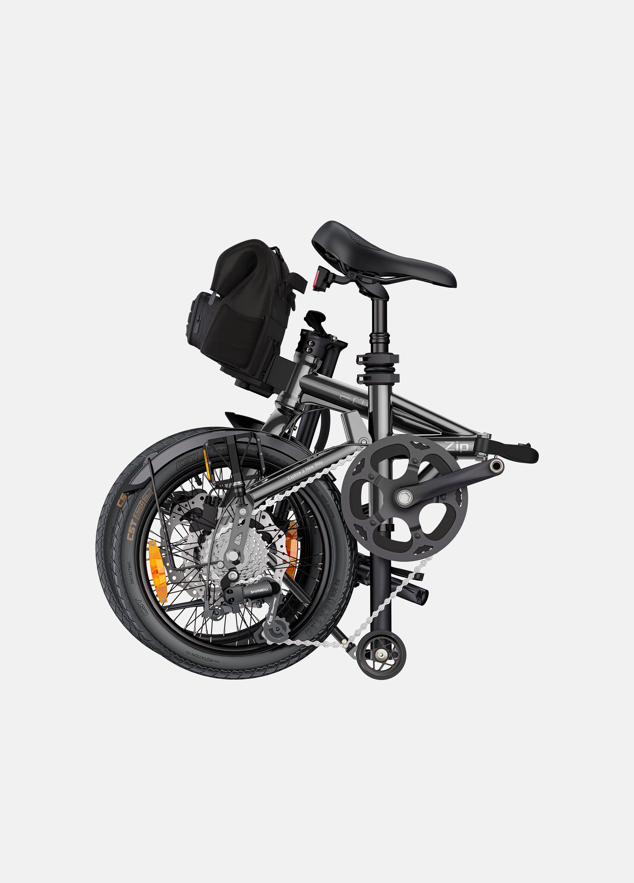 ENGWE Zip Portable Ebike: 3-Sec Fold, 16.9kg For City Commuting