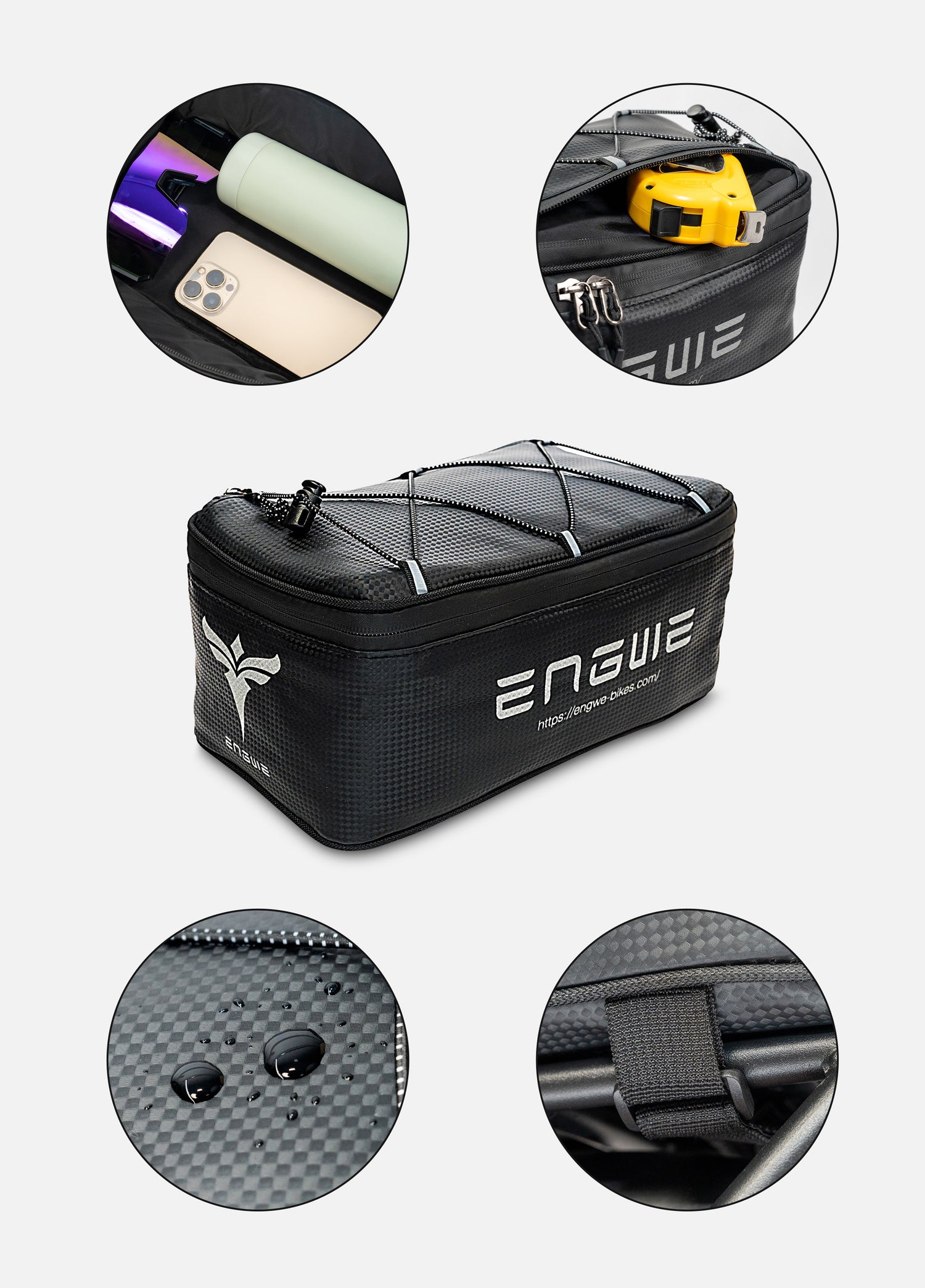 ENGWE 7L Trunk Bag: Expand Your Bike’s Cargo Capacity – ENGWE Official