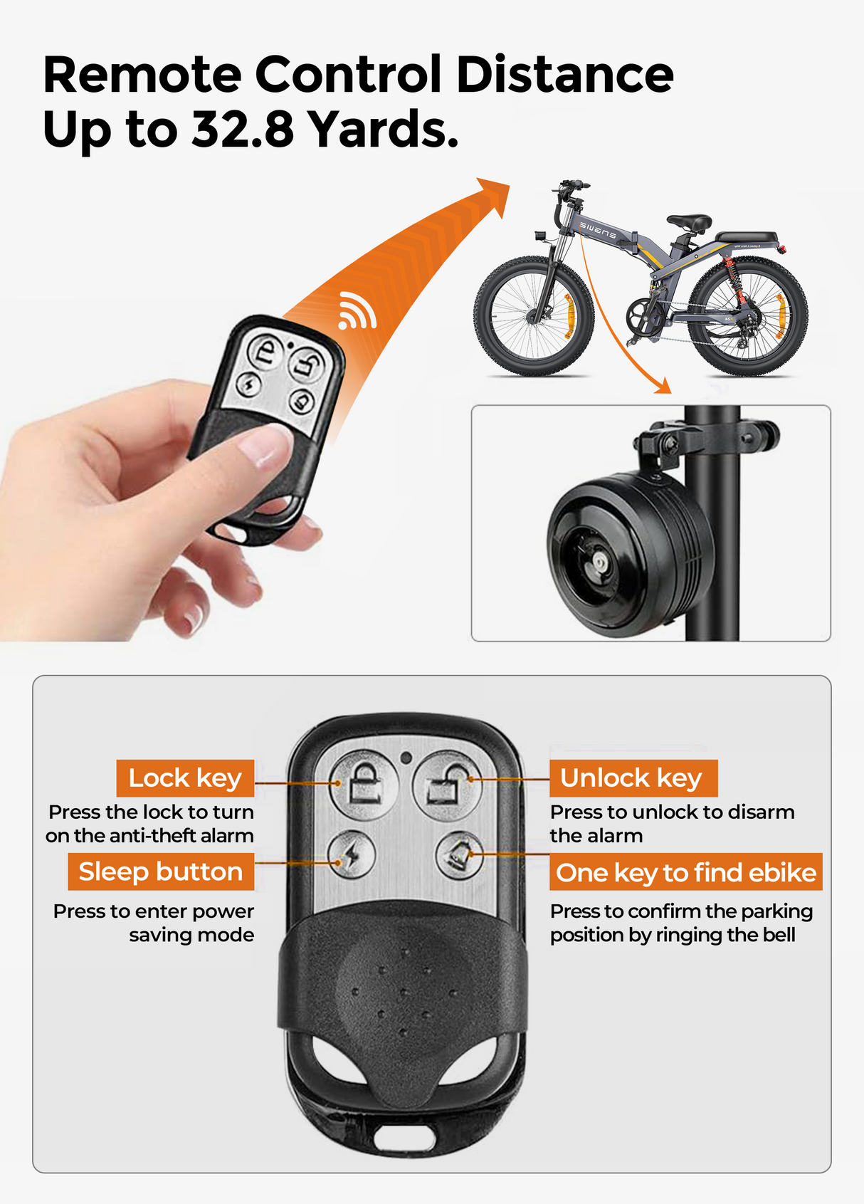 ENGWE E-Bike Alarm β Anti-Theft Security System for ride β ENGWE Official