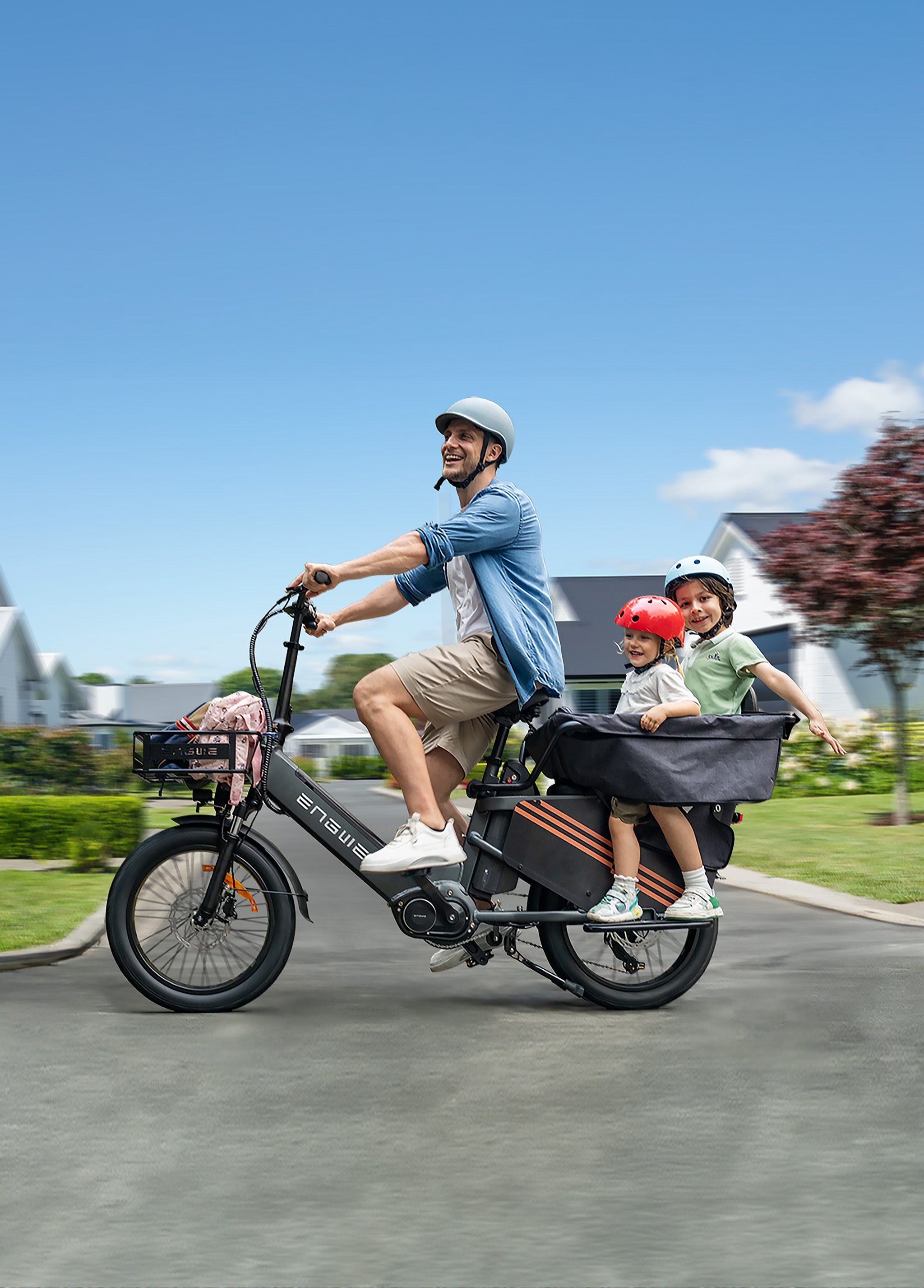 ENGWE LE20 Torque Sensor 350KM Flash Charge Cargo E-Bike – ENGWE