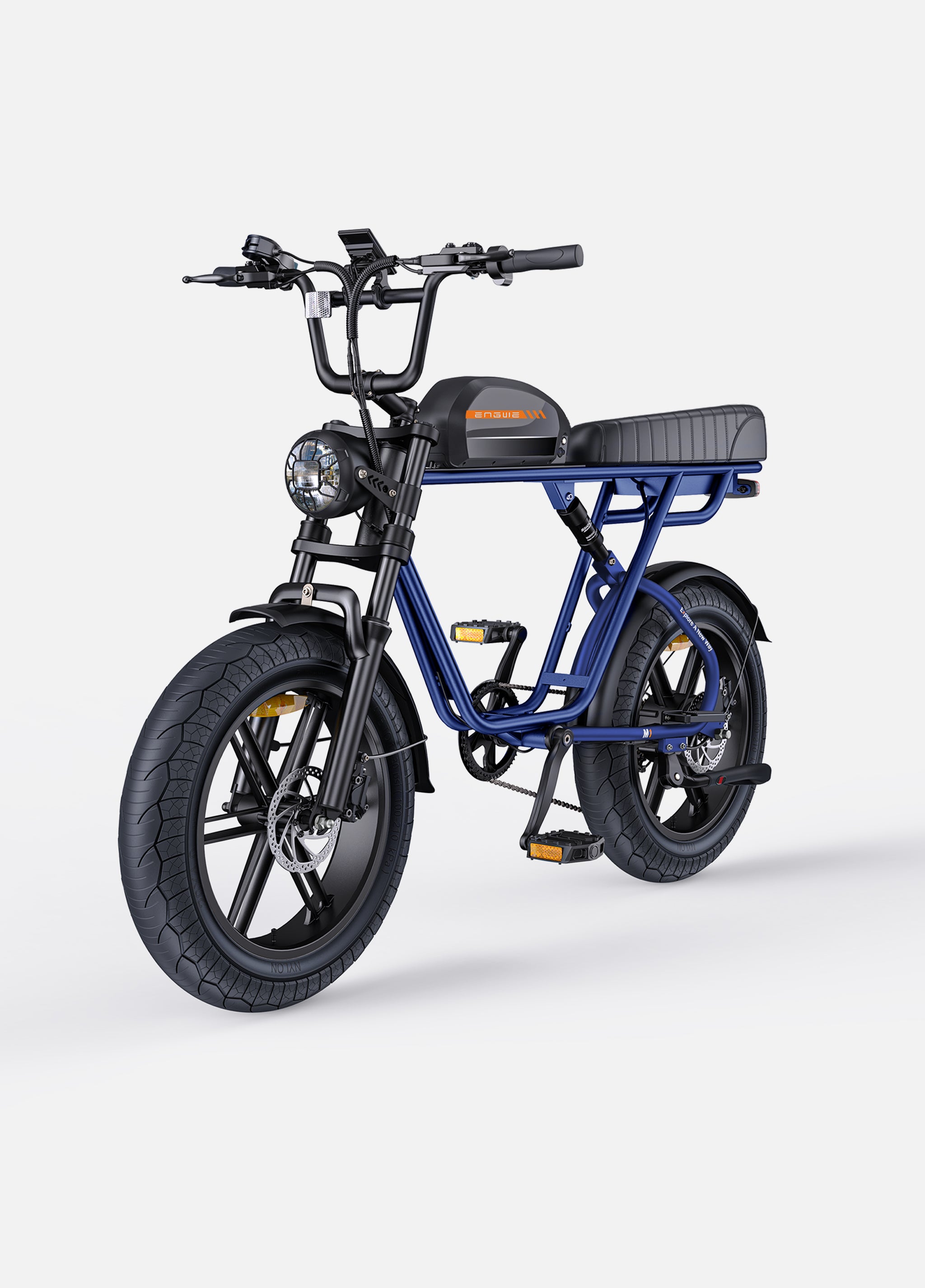 ENGWE M1 Moped Style Electric Bike: 170KM Electric Fat Tire Bike