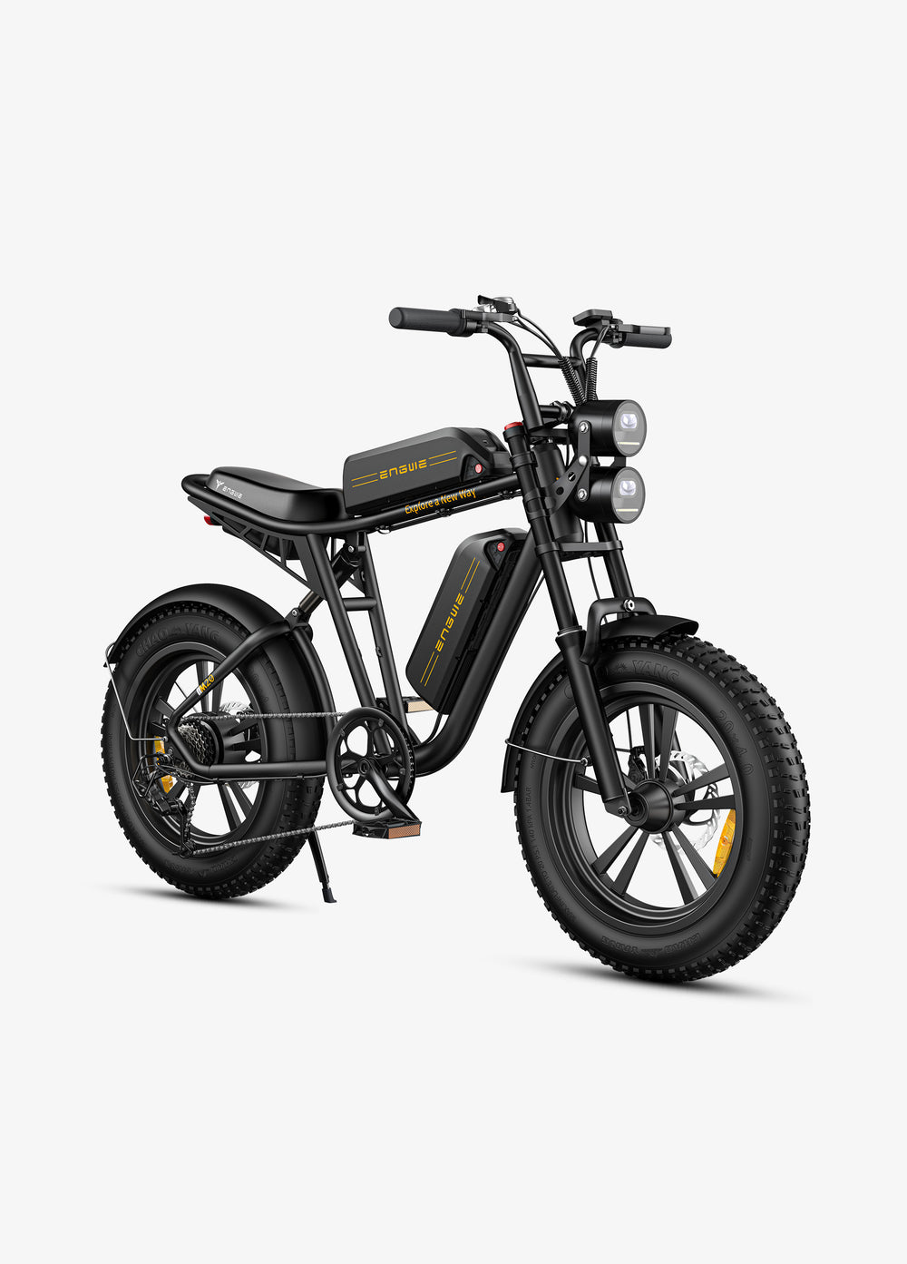 ENGWE M20 black fat tire ebike
