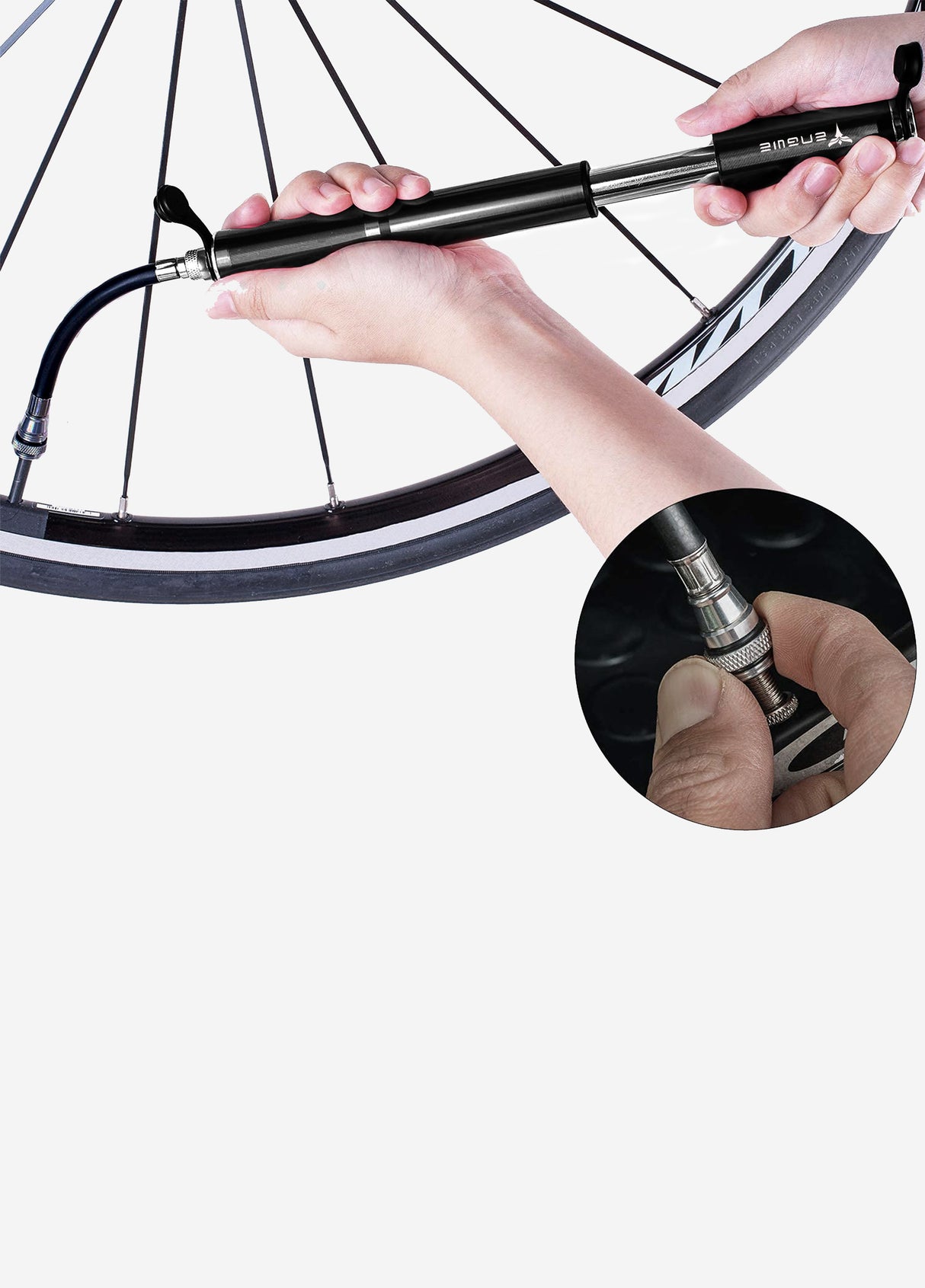 Road Bike Pump How To Put Air In Your Bike Tires ENGWE E-Bike Mini Air