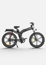 a black engwe x26 electric fat bicycle