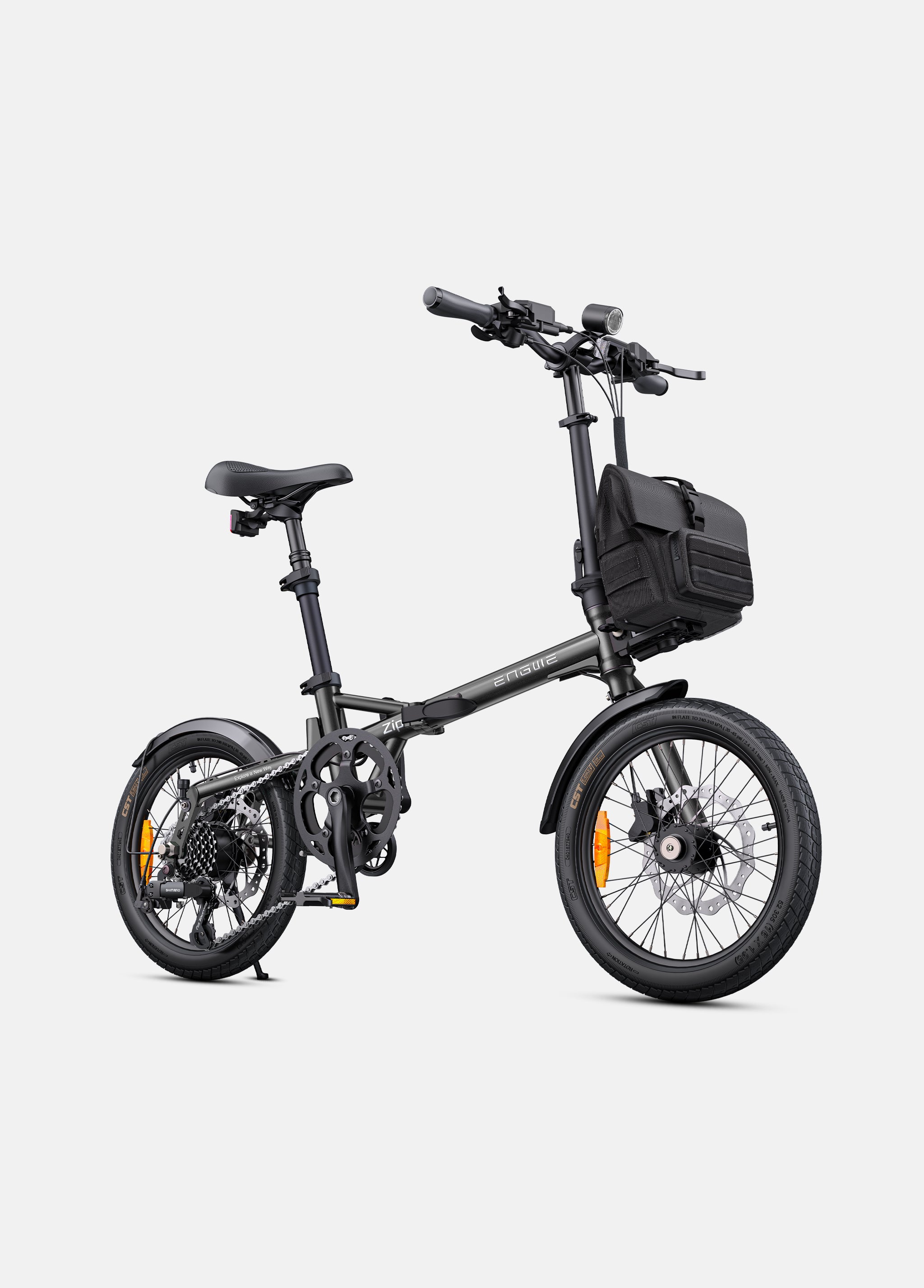 ENGWE Zip Portable Ebike: 3-Sec Fold, 16.9kg For City Commuting