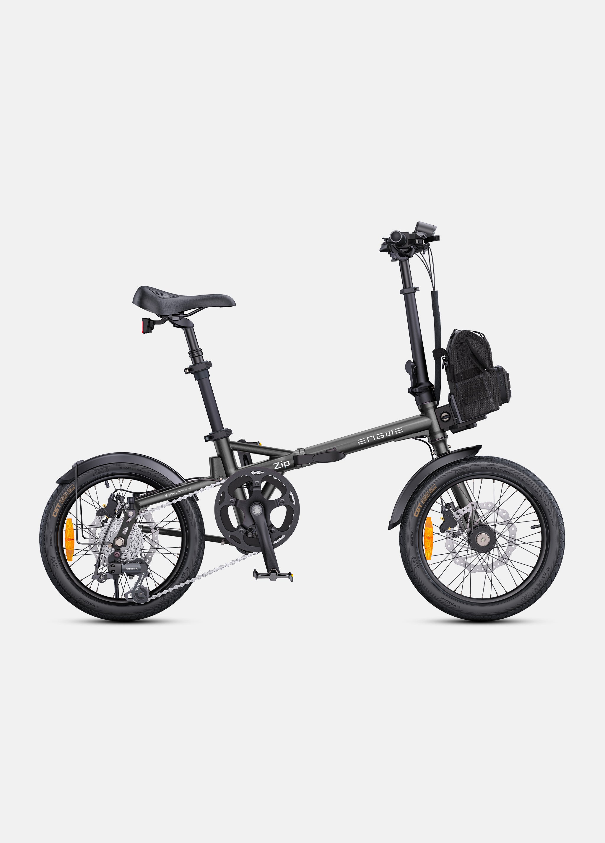 ENGWE Zip Portable Ebike: 3-Sec Fold, 16.9kg For City Commuting