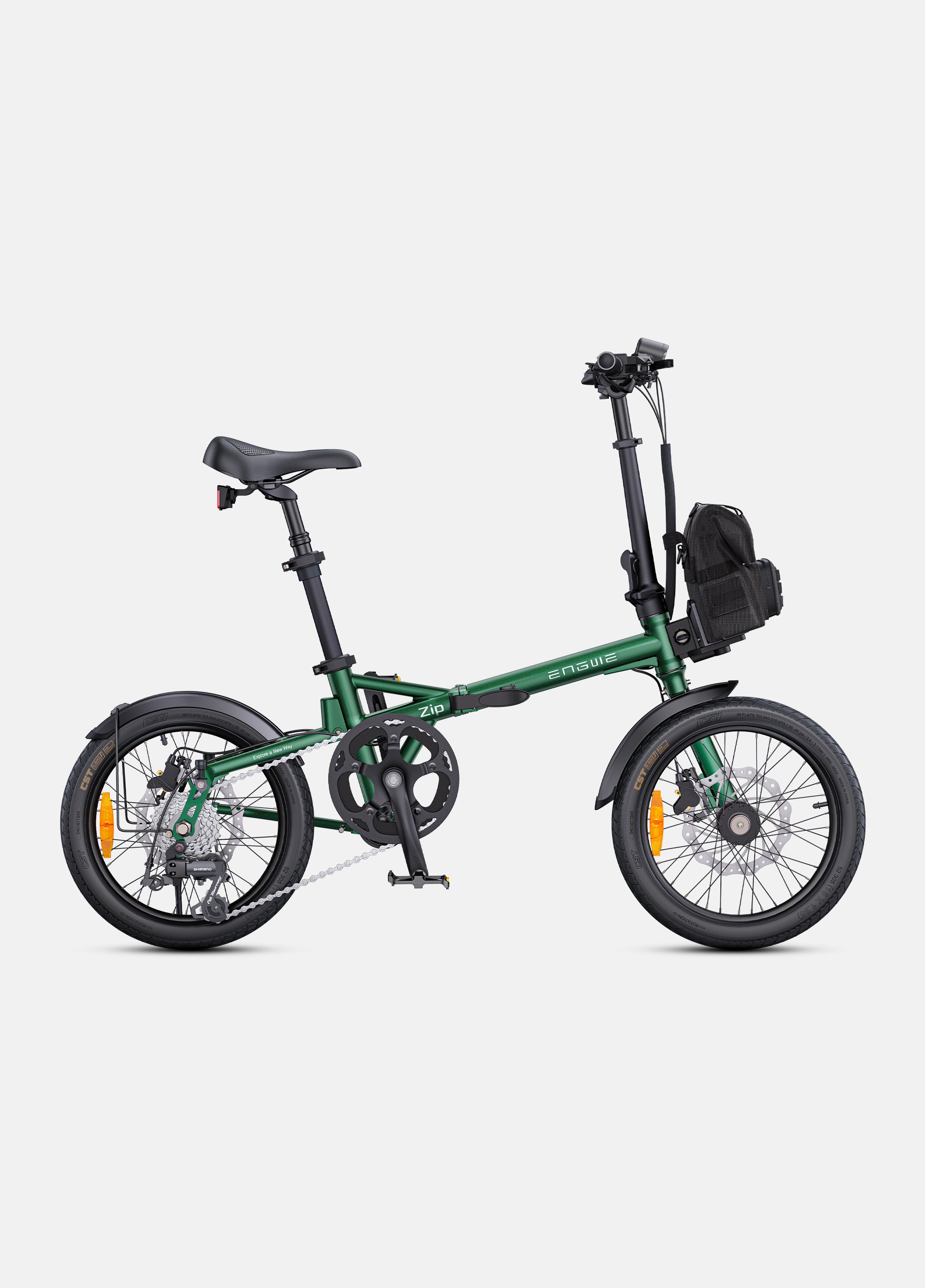 ENGWE エングウェイ ENGWE Zip Portable Ebike: 3-Sec Fold, 16.9kg For City Commuting