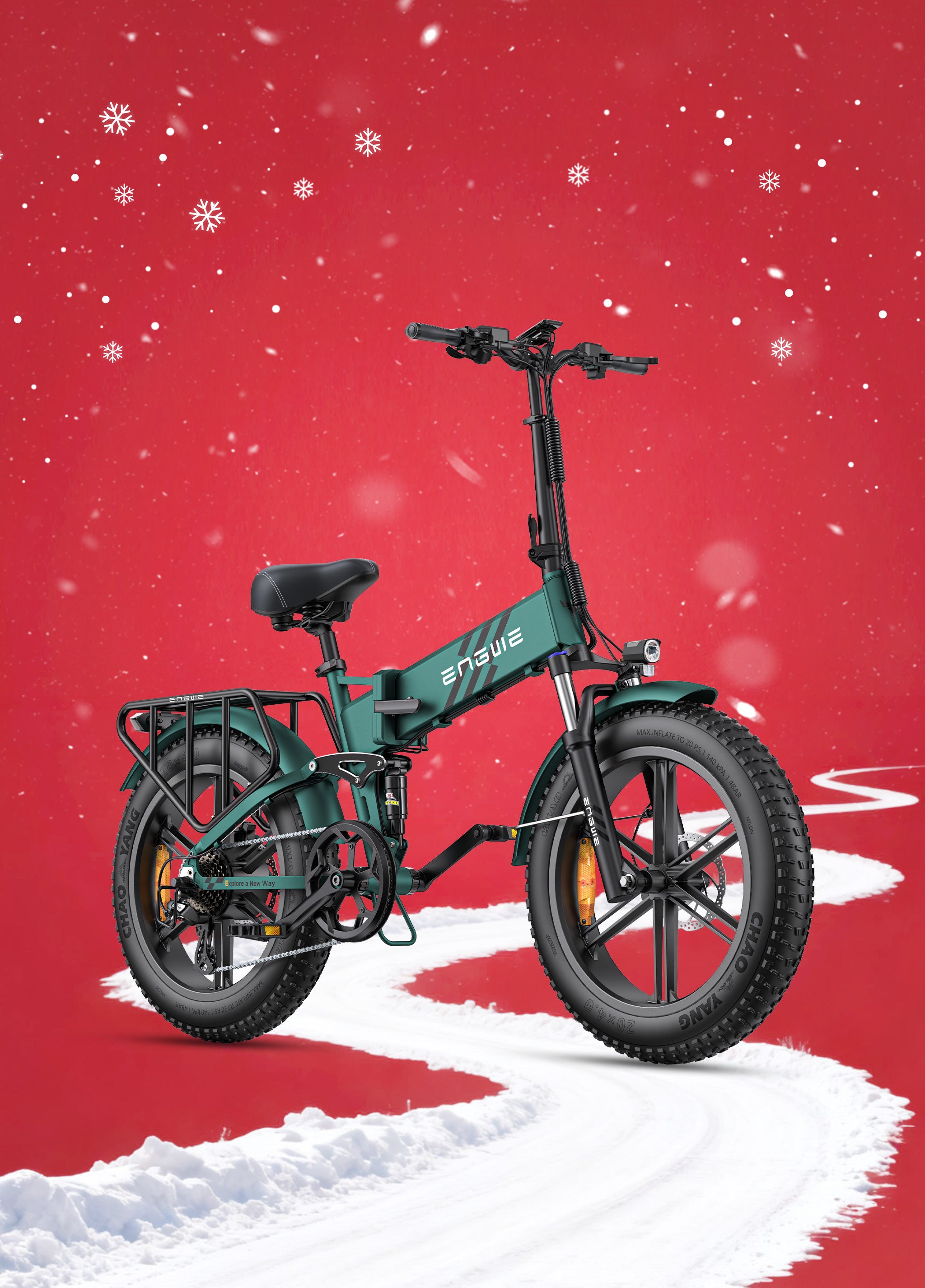 ENGWE P20 18.5kg Torque Sensor Mini Folding Urban E Bike – ENGWE