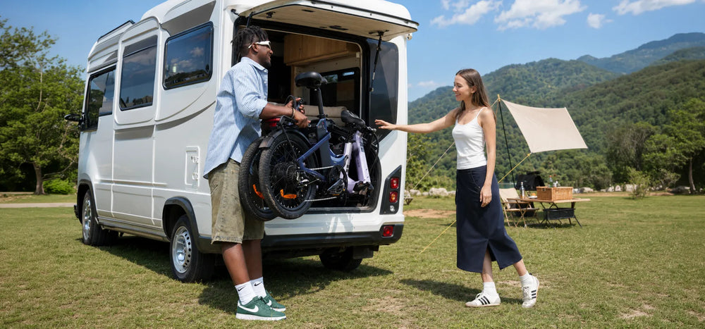 ENGWE O20 Boost due bici nel bagagliaio